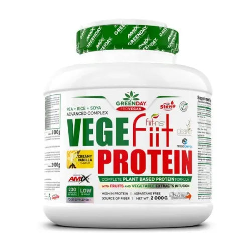Unidosis VegeFiit Protein 30 g Cacahuete-Choco-Caramelo Amix | Monodosis de Proteína de 30 g