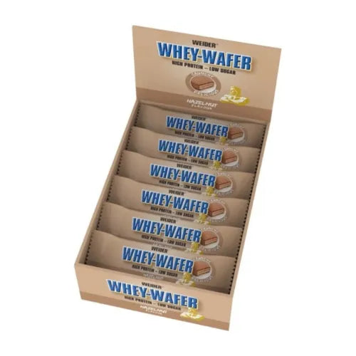 Barrita Whey Wafer Avellana Weider | Barquillo Proteico de Avellana