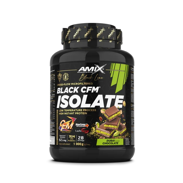 Black CFM Isolate – Black Line | Proteína Aislada de Suero de Alta Pureza