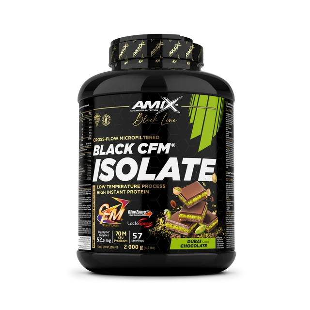 Black CFM Isolate – Black Line | Proteína Aislada de Suero de Alta Pureza
