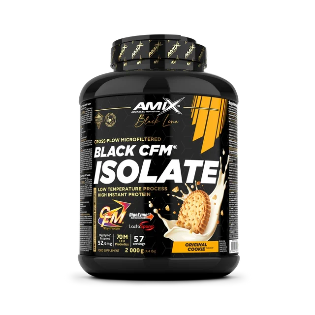 Black CFM Isolate – Black Line | Proteína Aislada de Suero de Alta Pureza