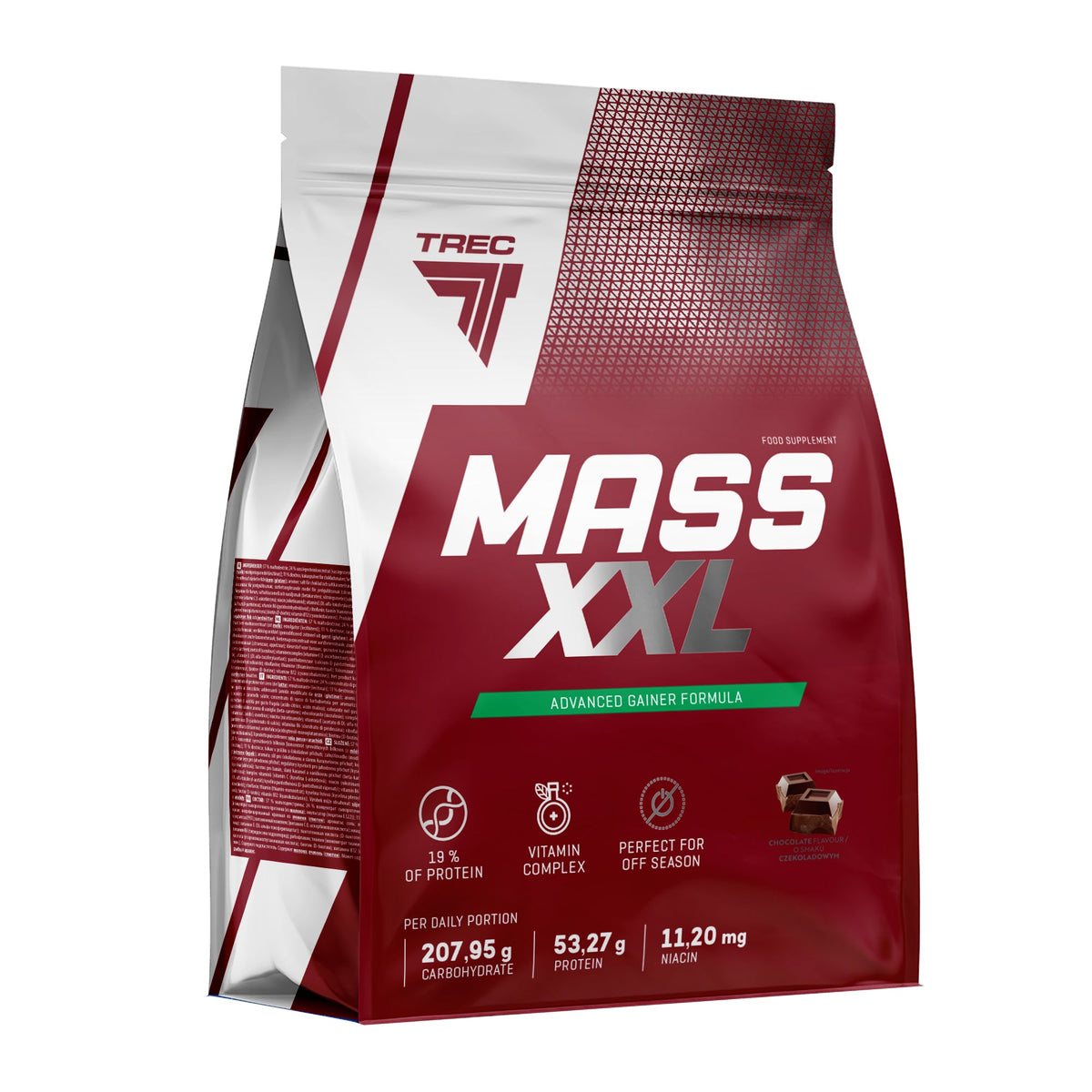Mass XXL Gainer Trec | Gainer para Aumento de Masa 1kg y 3kg