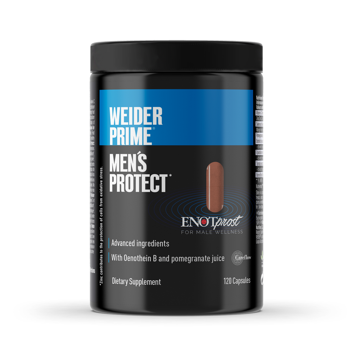Prime Men's Protect Weider 120 cápsulas | Complemento masculino con extractos vegetales
