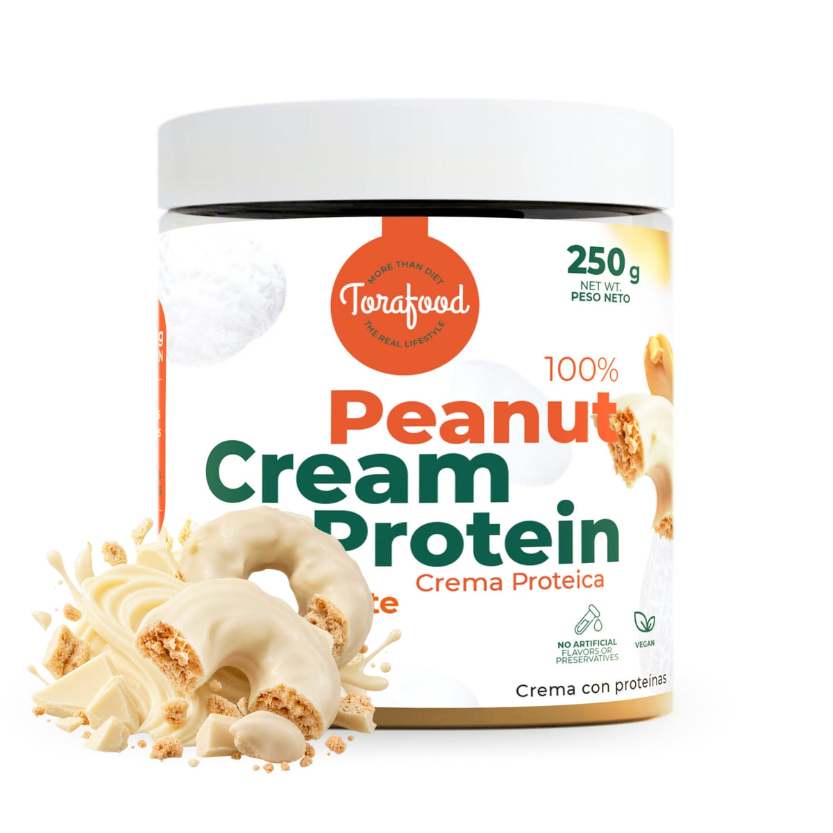 Crema de Cacahuete 250 g Sabores | Torafood
