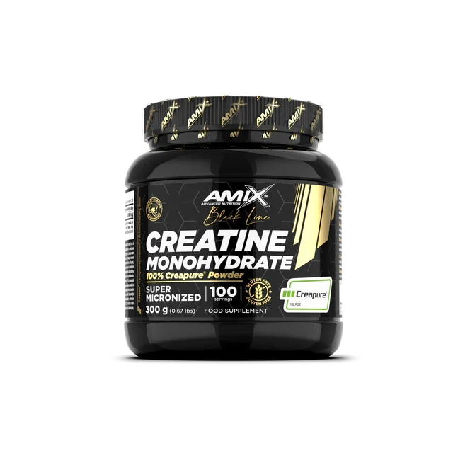 Creatina Creapure Amix BlackLine 300 g | Creatina en Polvo