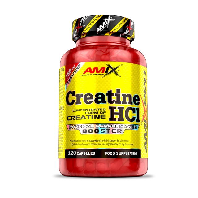 Creatina HCl 120 cápsulas | Amix Pro