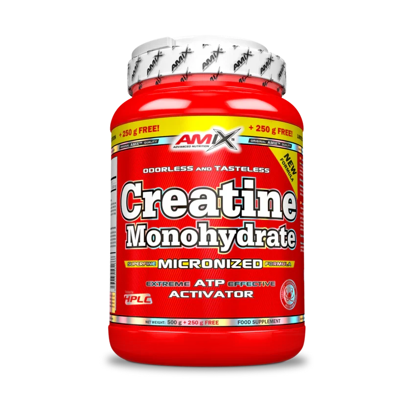 Creatina Monohidrato Amix | Creatina 500 g + 250 g Gratis