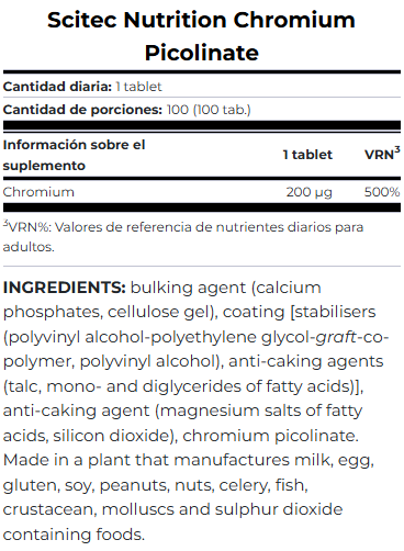 Chromium Picolinate Scitec