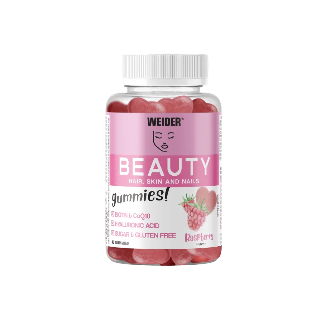 Weider Beauty Gummies Frambuesa | 40 Gominolas
